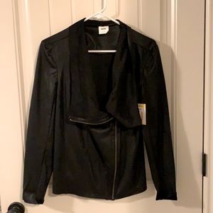 Black zip up jacket